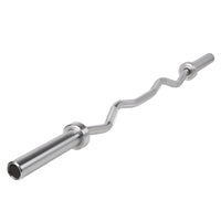 5' Hard Chrome EZ Curl Bar – Ergonomic Arm Training | Muscle D Fitness