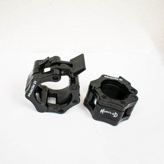 Pro Lock Jaw Collars (per pair) - Muscle D Fitness - Sturdy Olympic Bar Jaws