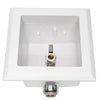 1/2" Push fit Inlet, Toilet Outlet Box, with Installed 1/4 Turn Ball Valve Plumbingsell
