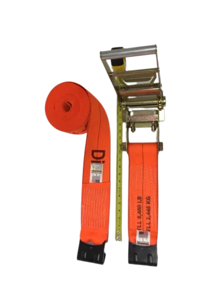 DiamondWeave™ 4" x 30 Ft Ratchet Strap w/ Flat Hooks  | R430FDW