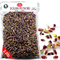 Gusto Etna Certified Sicilian Pistachios from Bronte – Raw, Shelled, Unsalted – 2.2 lb
