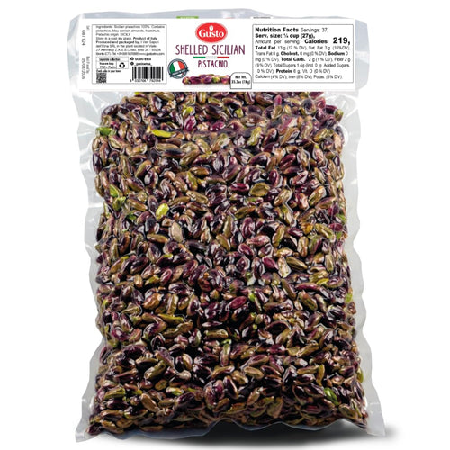 Gusto Etna Certified Sicilian Pistachios from Bronte – Raw, Shelled, Unsalted – 2.2 lb