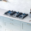 Rangaire 34" Gas Cooktop 5 Burners Stainless Steel RCG341S Rangaire Appliances