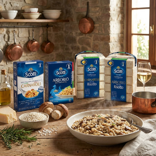 Riso Scotti Carnaroli Risotto Rice – 5x1 kg (11 lb)
