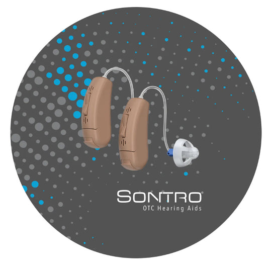 Soundwave Hearing - Sontro Hearing Aid Set, Model AI - Beige