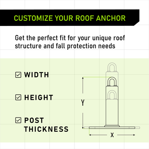 Frontline Commercial Roof Anchor 24"
