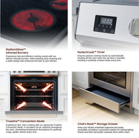 Rangaire 30" Electric Range AirFry Convection Oven Slide-in Stainless Steel RRE303TS Rangaire Appliances