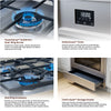 Rangaire 36" Gas Range Convection Oven Freestanding Stainless Steel RRG361TS