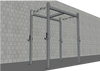 TGrip Commercial 4' Wide Rig - 3x3 Steel - Functional Multi-Grip Pull-Up - Sandwich Style J-Hooks