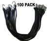 31 Inch Rubber Tarp Straps w/ Crimped S Hooks | 100 PACK RatchetStrap.Com