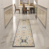 Premium Hand-Tufted Rug Made of 100% Wool  - Anglian Court - 2x10 Feet