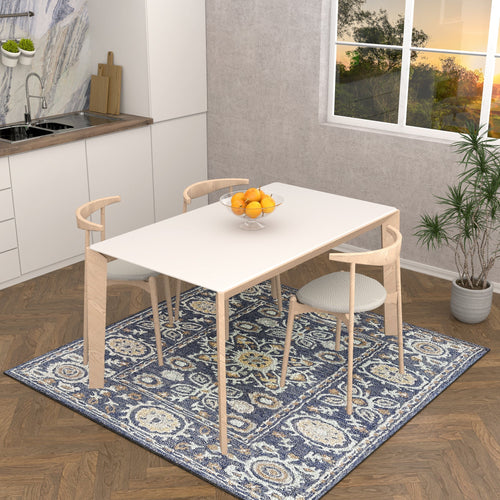 Premium Hand-Tufted Rug Made of 100% Wool  - Nomadic Sun - 6x6 Feet