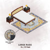 Premium Hand-Tufted Rug Made of 100% Wool  - Royal Realm - 8x10 Feet