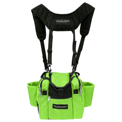 Revolution Mini Deluxe V3 Disc Golf Bag - Lime Green