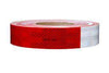 1" Conspicuity Tape 11" Red / 7" White 3M™  Diamond Grade™ x 150 ft | RW100 RatchetStrap.Com