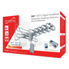 Supersonic 360-Degree HDTV Digital Amplified Motorized Antenna with Remote Control, Supports 2 TV Sets (SC-603) Jupiter Gear