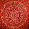 Red Elephant And Camel Mandala Tapestry Wall Hanging