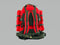 Red with Black Webbing