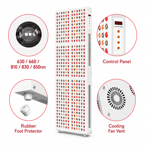 Red Light Therapy & Near Infrared Light Therapy Panel, Full Body, 2400W
