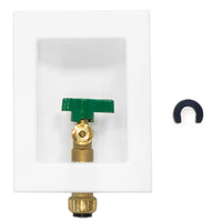 1/2" Push Fit Inlet, Ice Maker Outlet Box Plumbingsell