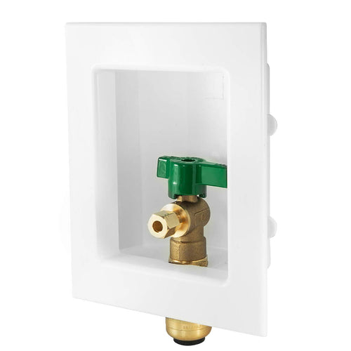 1/2" Push Fit Inlet, Ice Maker Outlet Box Plumbingsell