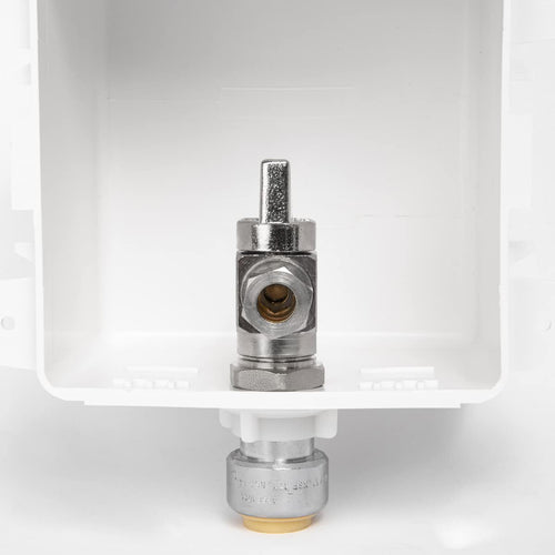 1/2" Push Fit Inlet, Dishwasher Outlet Box Plumbingsell