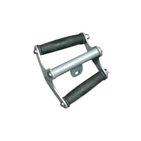 Rotating Low Pulley Bar(Double Handle) - Muscle D Fitness - Rubber Grip Rotating Low Pulley Double Handle bar