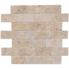 Riverbed Walnut Travertine Tumbled Floor and Wall Tile - Livfloors Collection
