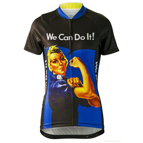 Rosie the Riveter Women's Cycling Jersey (S, M, XL, 2XL)