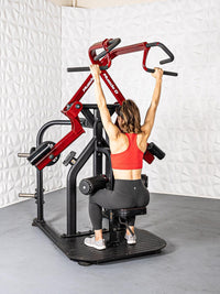Pro Strength Rotary Lat Pull-Down - Muscle D Fitness - Premium - Adjustable - Plate Loaded - Lat Training