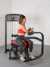 Elite Selectorized Rotary Torso - Muscle D Fitness - Commercial - Adjustable Seat - Pin Selectorized Stack - Oblique Trainer