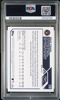 Graded 2023 Topps Brice Turang #530 Royal Blue Rookie RC Baseball Card PSA 10 Gem Mint