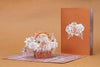 Rustic Flower Basket Pop Up Card
