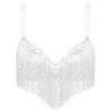 The Stardust Oasis Sirena – Sequined Tassel & Rhinestone Push-Up Belly Dance Bra Top