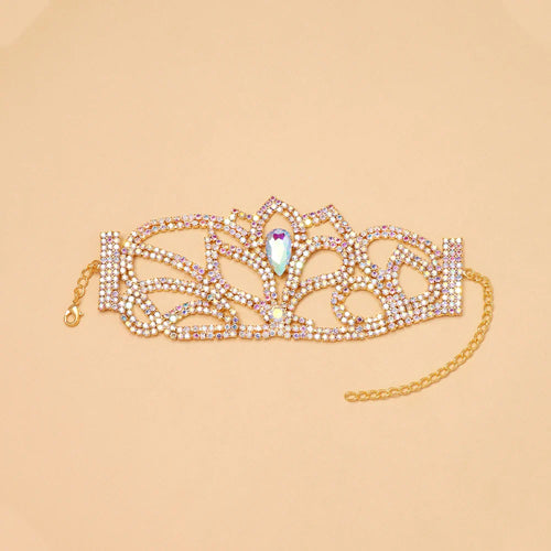 Water Drop Rhinestone Adjustable Bracelet