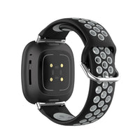 Fitbit Versa & Sense Silicone Band - Breathable Stylish Straps