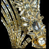 Geometric Crystal Glass Gemstone Headpiece