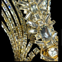 Geometric Crystal Glass Gemstone Headpiece