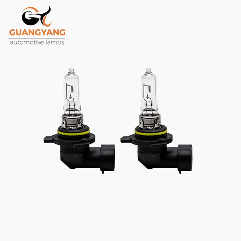 2 Pcs 9012 Hir2 12V 55W 3350K Warm White Car Lamps Wider Driving Vision Headlight Auto Lights Halogen Bulbs