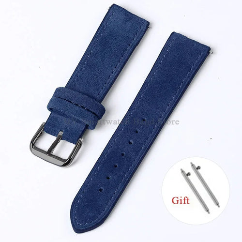 OnePlus Smartwatch Vintage Suede Leather Band Quick Release Strap