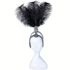 Ostrich Feathered Rhinestone Headpiece