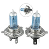 2pc H4/HB2 9003 Xenon White 12V 55W 6000K Light Halogen UV Resistant High Quality Quartz Glass Headlight Bulbs