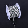 The Stardust Pearl Stream – Premium Silver Base Glass Rhinestone & ABS Pearl Cup Chain Trim