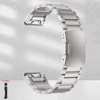 Garmin Steel Band - Modern QuickFit Design Strap