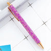 Press Metal Ballpoint Pens Diamond Multi-color Gift Pen Creative Office Supplies Student Stationary Supplies Accessory