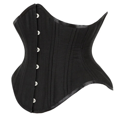 20 Steel Bone Cotton Underbust Corset Heavy Duty Waist Trainer Cincher
