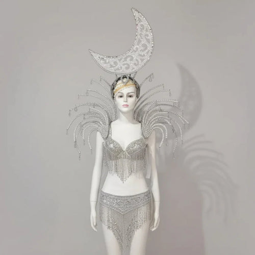 Celestial Moon & Star Feathered Performance Set
