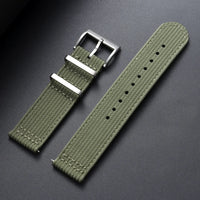 Motorola Moto Smartwatch Bands Ribbed Nylon Canvas Quick Release Watch Strap
