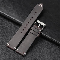 OnePlus Watch Oil Wax Leather Band, Stitched, Quick Release