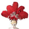 The Stardust Empress – Deluxe Feathered Samba & Carnival Crown